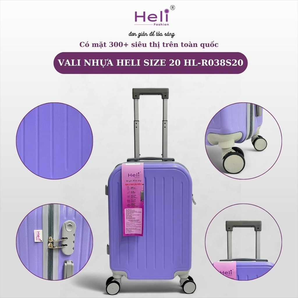 VALI NHỰA HELI SIZE 20 HL-R038S20