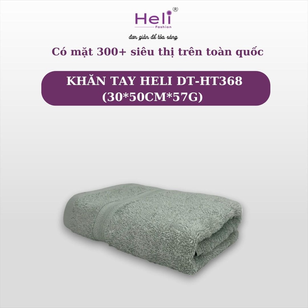 KHĂN TAY HELI DT-HT368 (30*50CM*57G) 