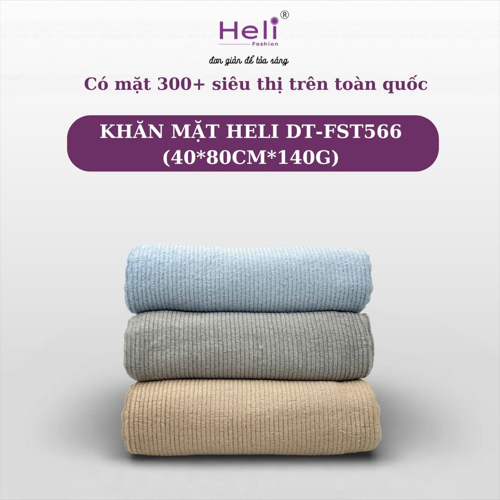  KHĂN MẶT HELI DT-FST566 (40*80CM*140G)