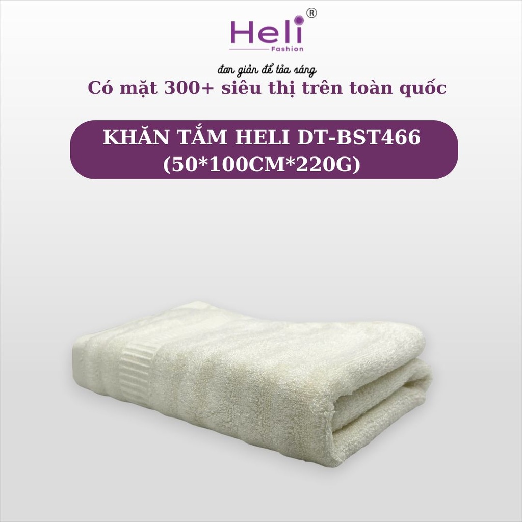  KHĂN TẮM  HELI DT-BST466 (50*100CM*220G)