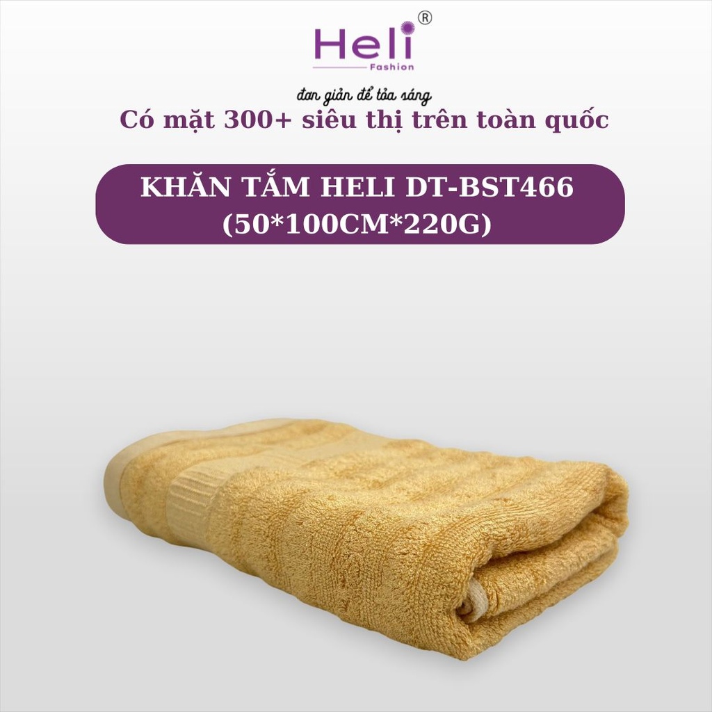  KHĂN TẮM  HELI DT-BST466 (50*100CM*220G)