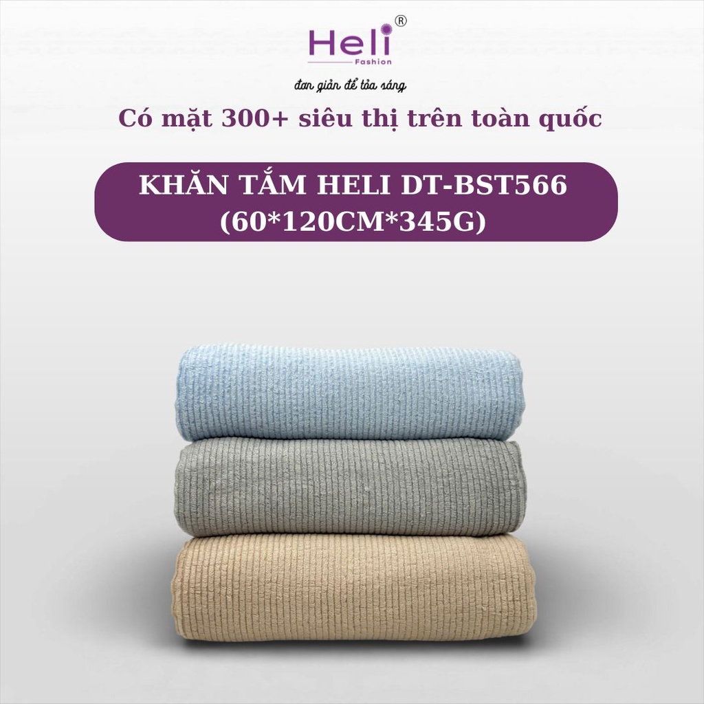 KHĂN TẮM HELI DT-BST566 (60*120CM*345G)