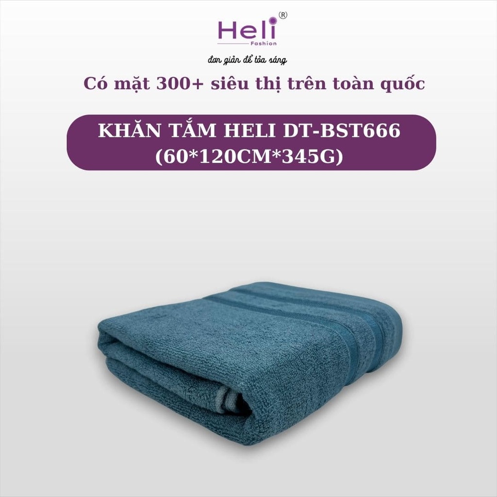 KHĂN TẮM  HELI DT-BST666 (60*120CM*345G)