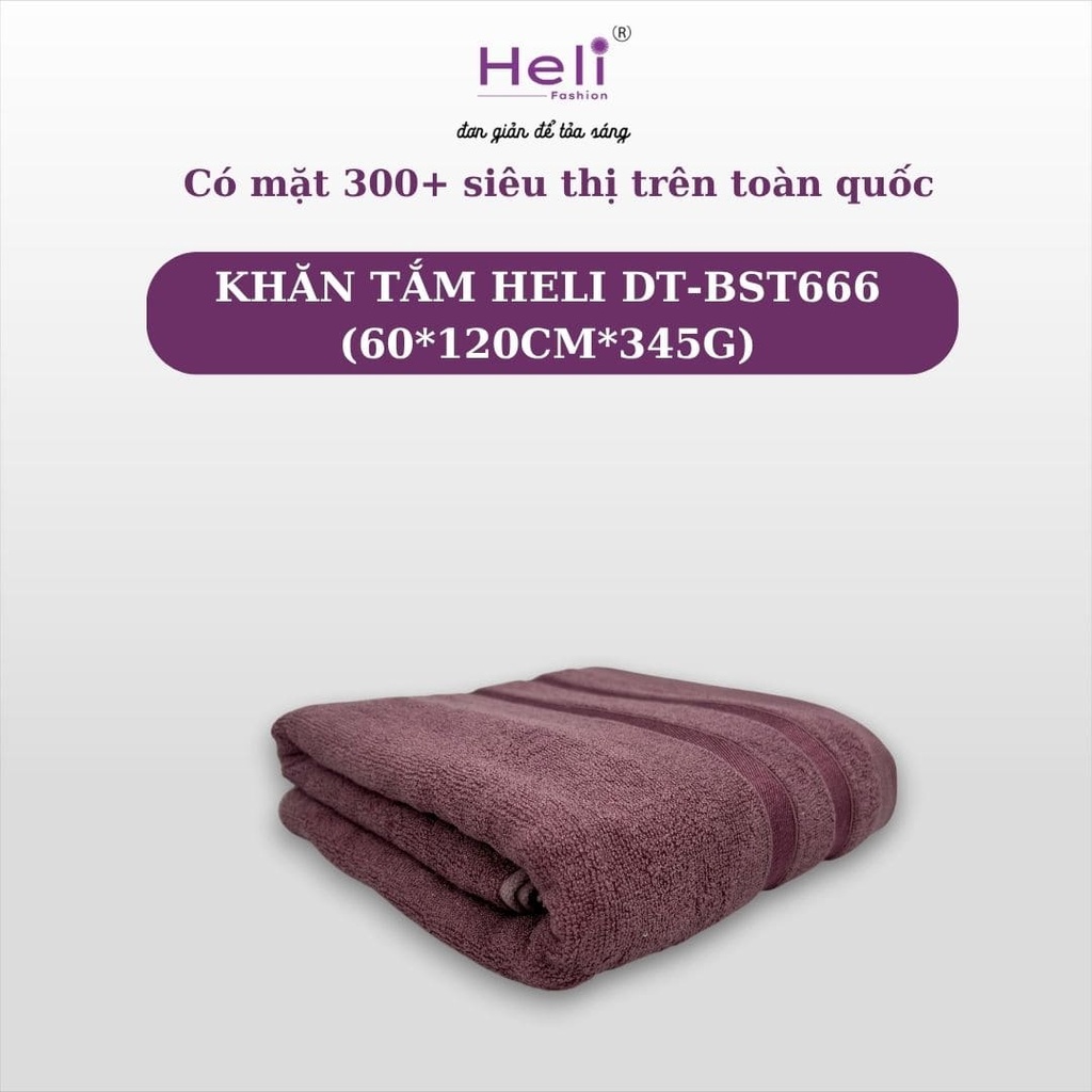 KHĂN TẮM  HELI DT-BST666 (60*120CM*345G)