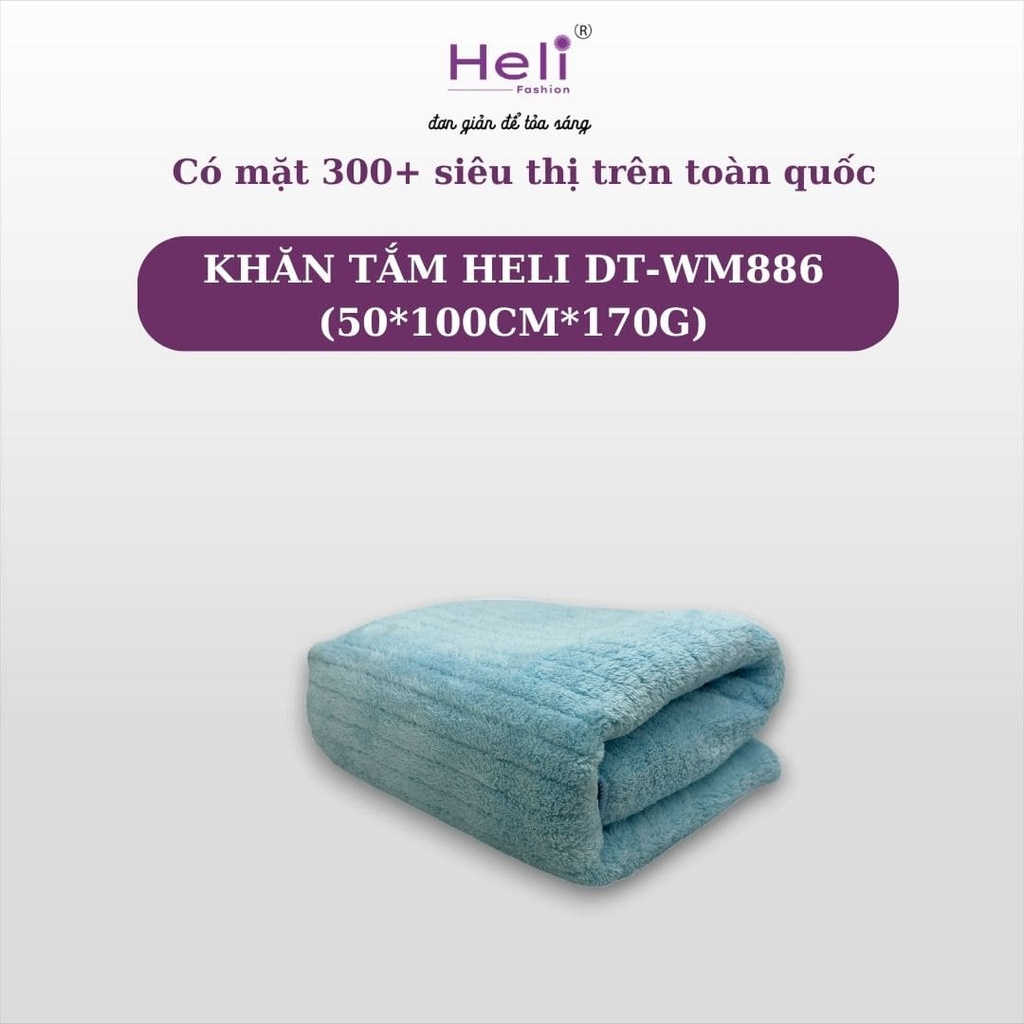 KHĂN TẮM HELI DT - WM886 (50*100CM*170G)