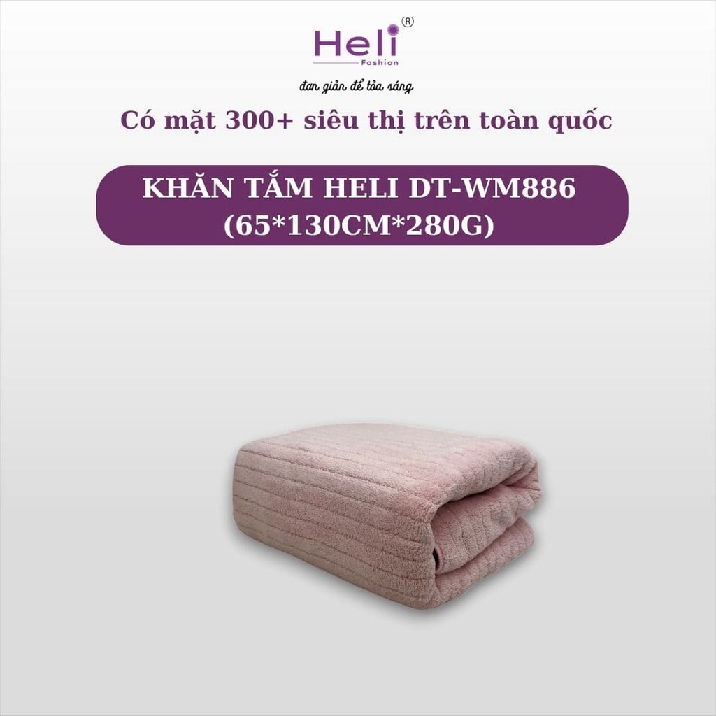  KHĂN TẮM HELI DT - WM886 (65*130CM*280G)