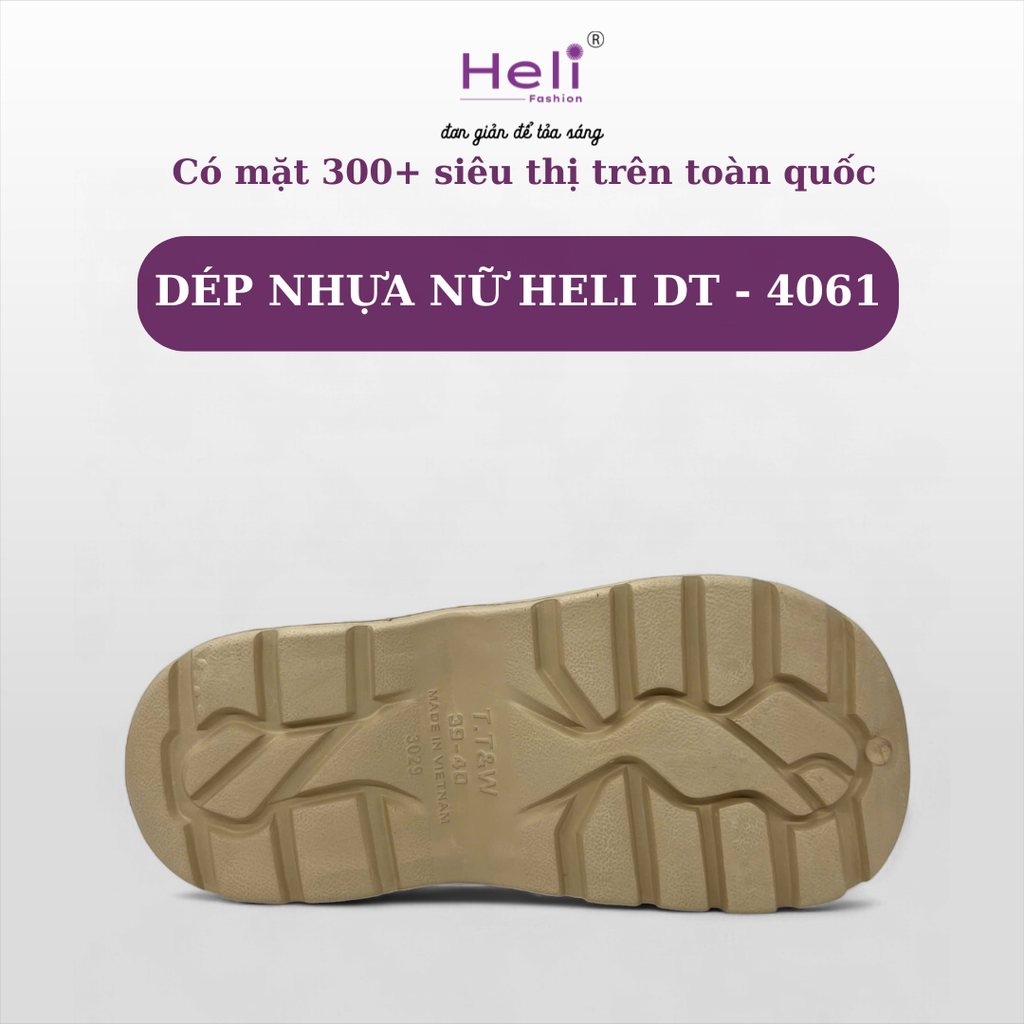 DÉP NHỰA NỮ HELI DT - 4061