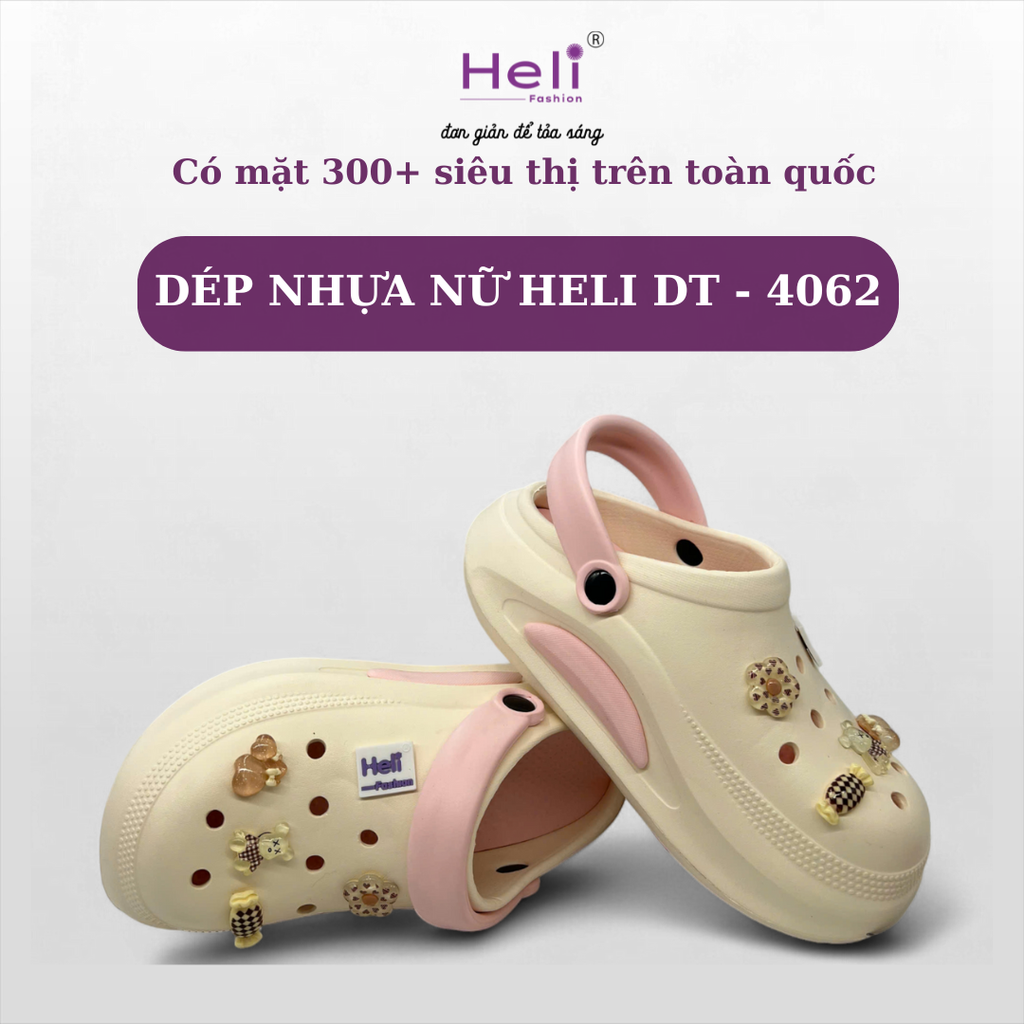 DÉP NHỰA NỮ HELI DT - 4062