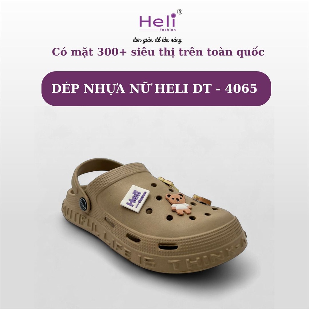 DÉP NHỰA NỮ HELI DT - 4065