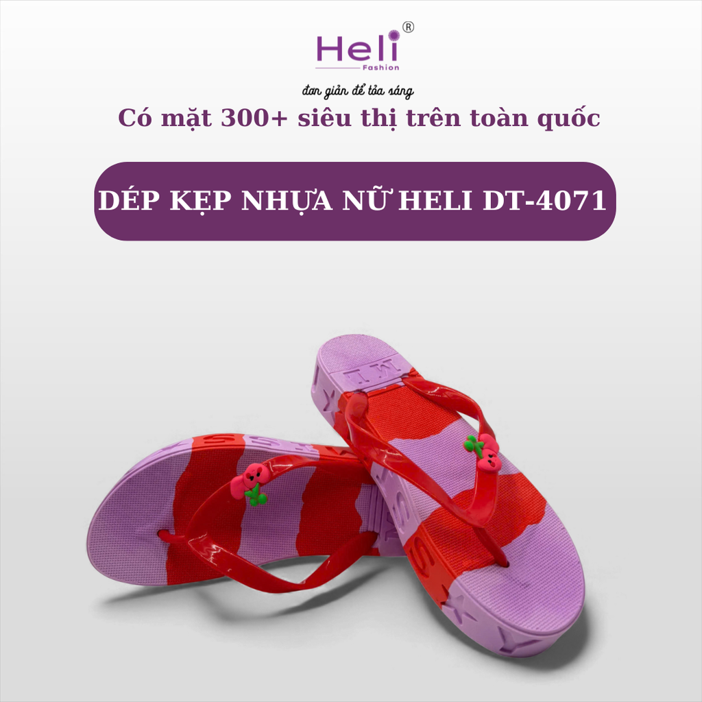 DÉP KẸP NHỰA NỮ HELI DT-4071