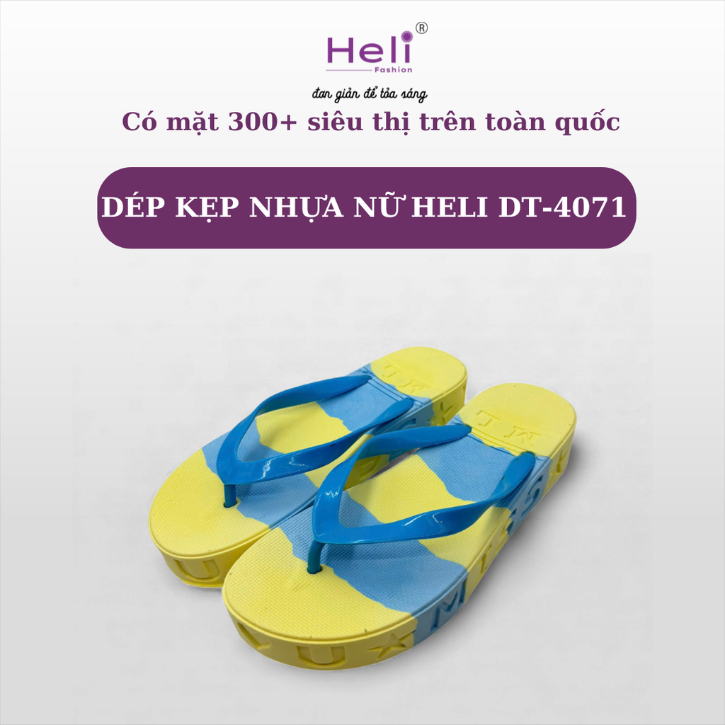 DÉP KẸP NHỰA NỮ HELI DT-4071