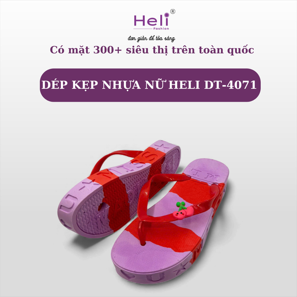 DÉP KẸP NHỰA NỮ HELI DT-4071