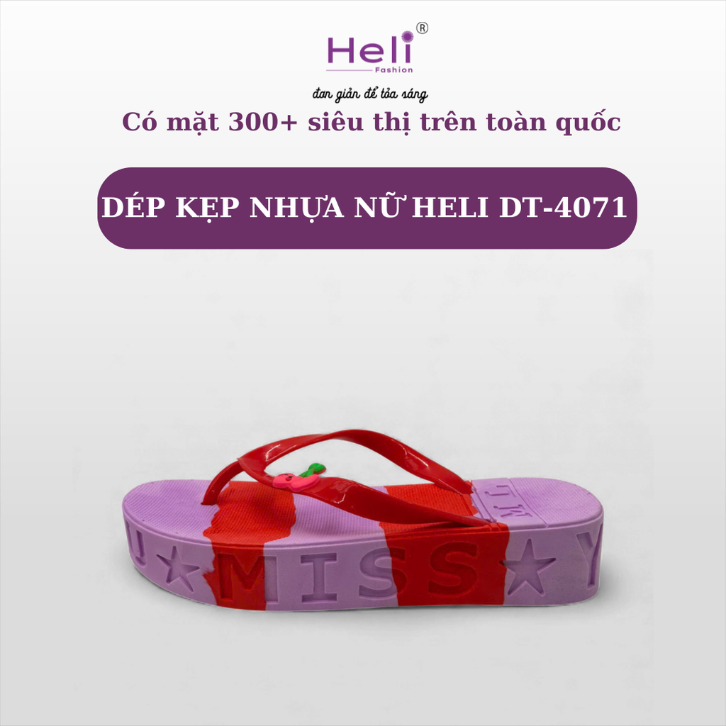 DÉP KẸP NHỰA NỮ HELI DT-4071