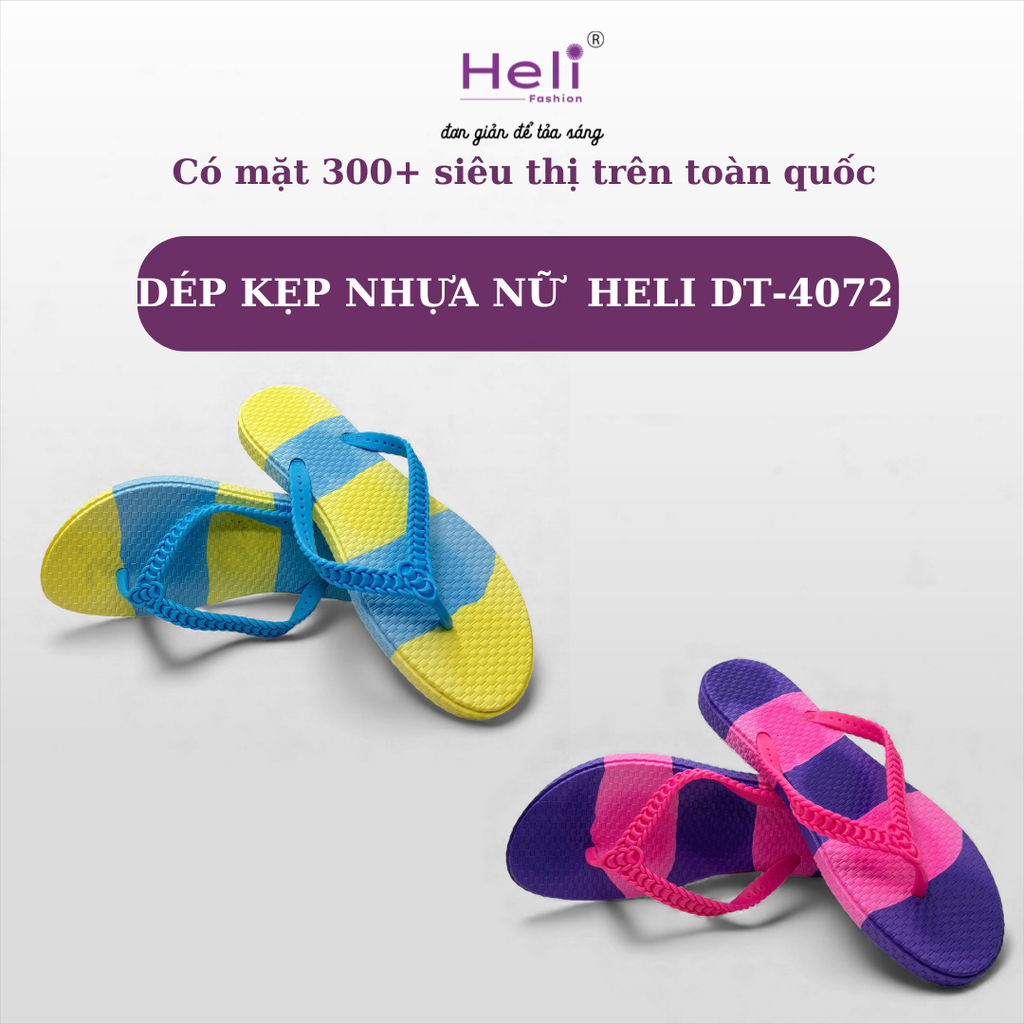 DÉP KẸP NHỰA NỮ HELI DT-4072