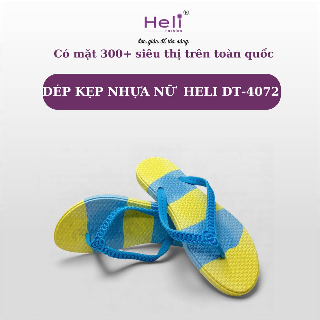 DÉP KẸP NHỰA NỮ HELI DT-4072