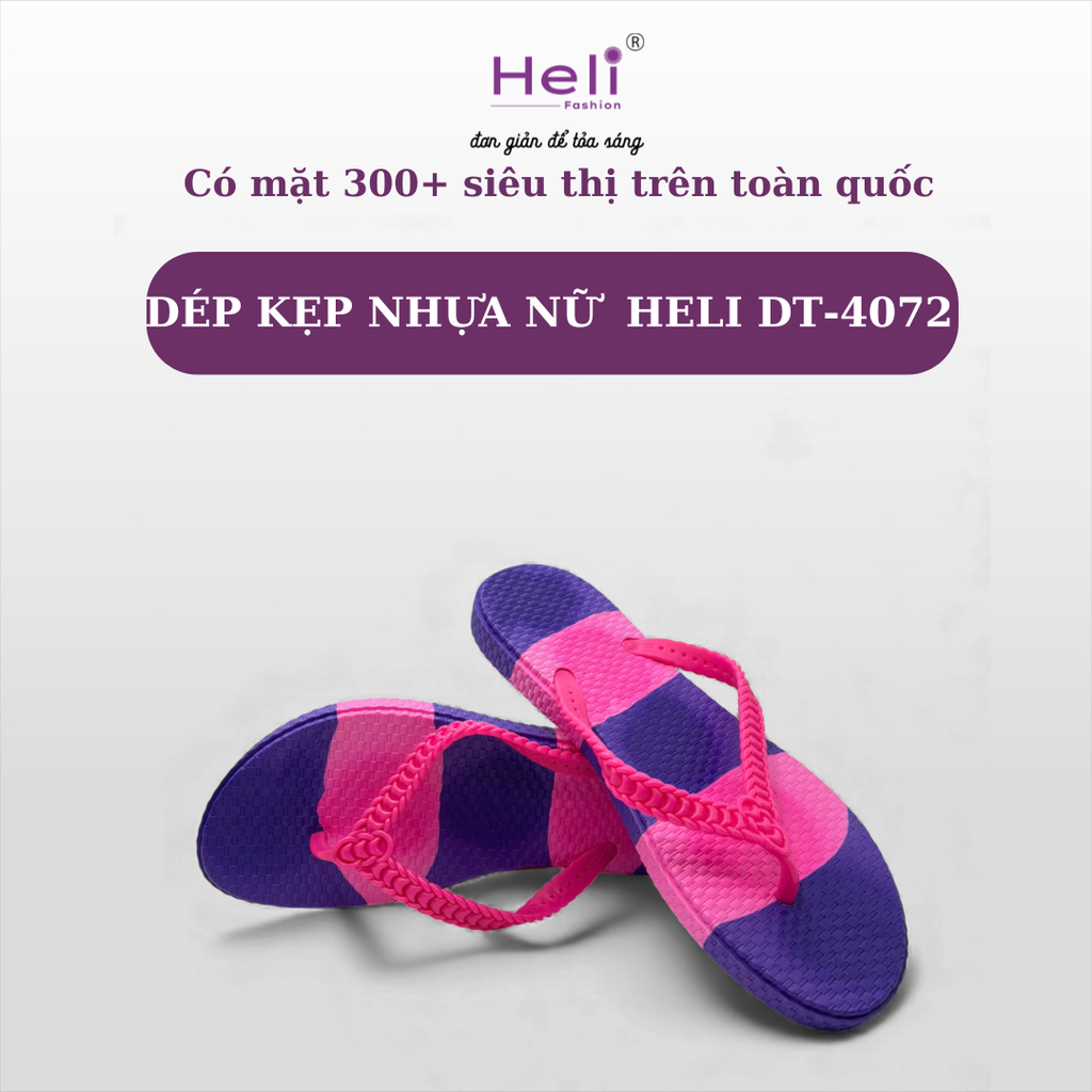 DÉP KẸP NHỰA NỮ HELI DT-4072