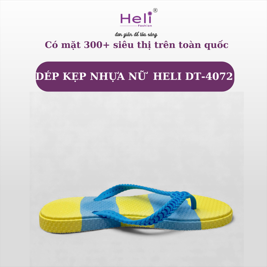 DÉP KẸP NHỰA NỮ HELI DT-4072