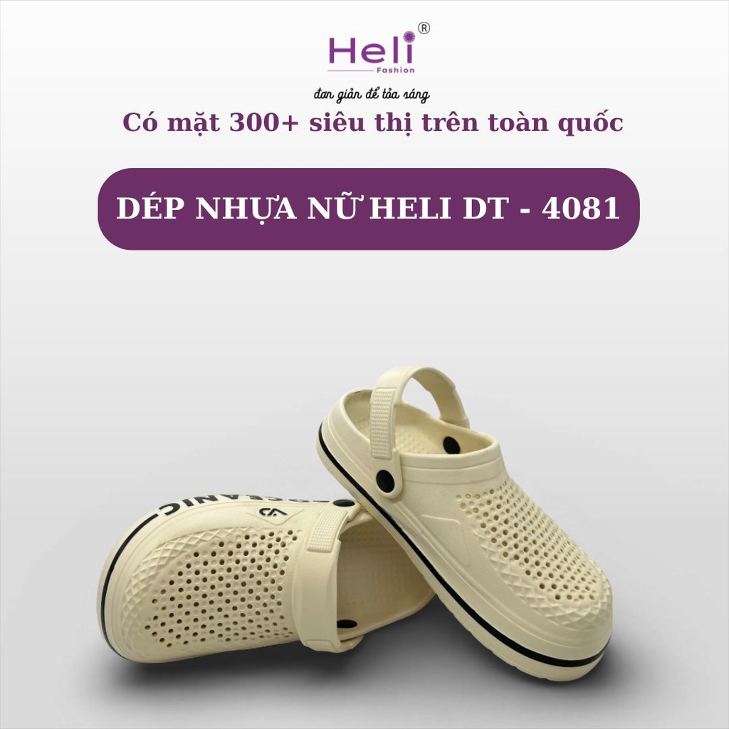 DÉP NHỰA NỮ HELI DT - 4081