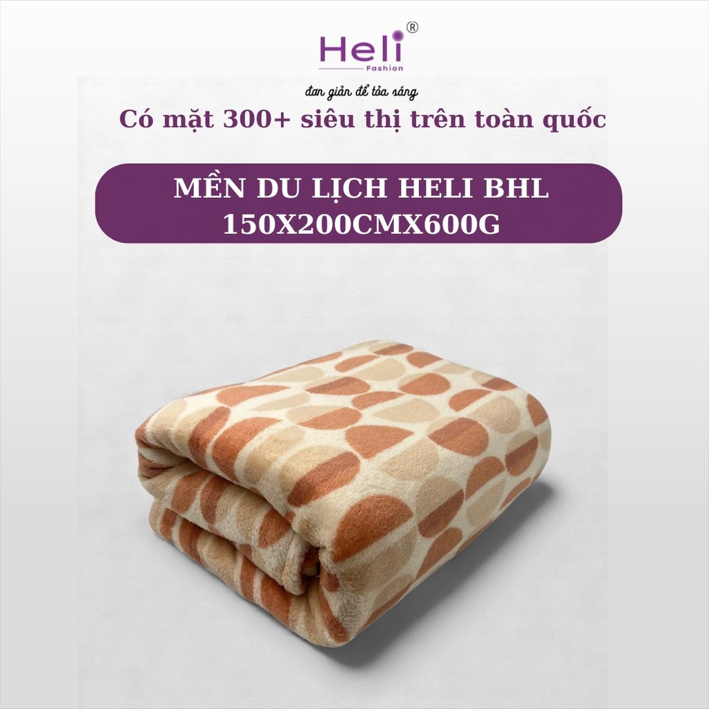 MỀN DU LỊCH HELI BHL 150X200CMX600G
