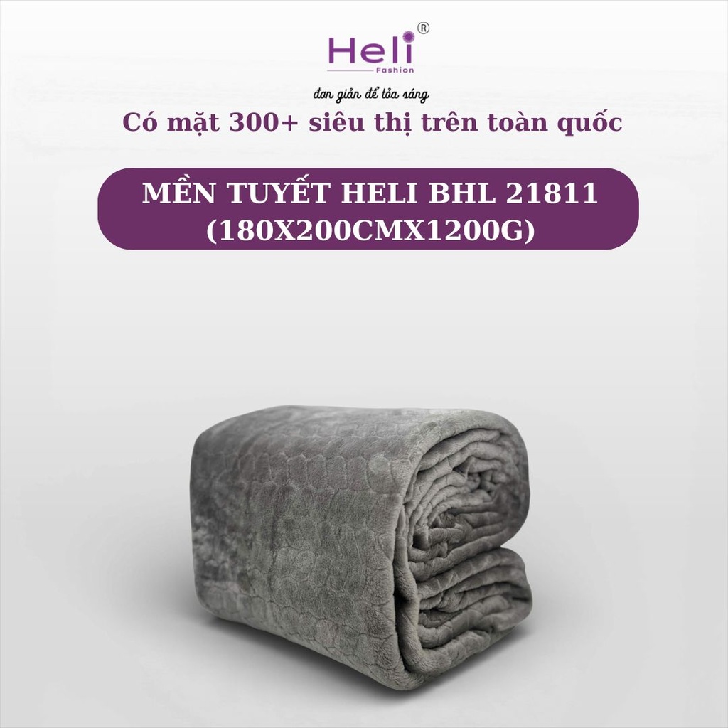 MỀN TUYẾT HELI BHL 21811 (180X200CMX1200G)