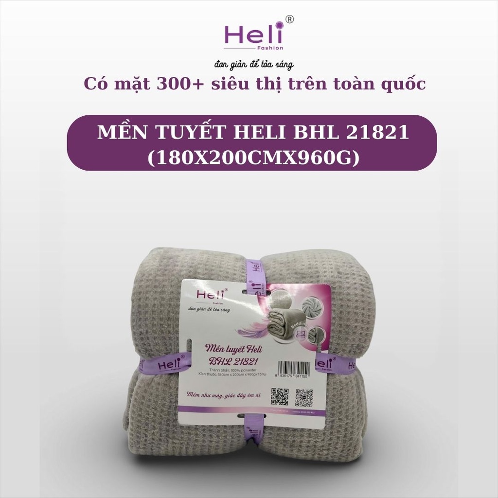 MỀN TUYẾT HELI BHL 21821 (180X200CMX960G)