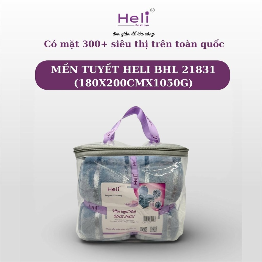 MỀN TUYẾT HELI BHL 21831 (180X200CMX1050G)