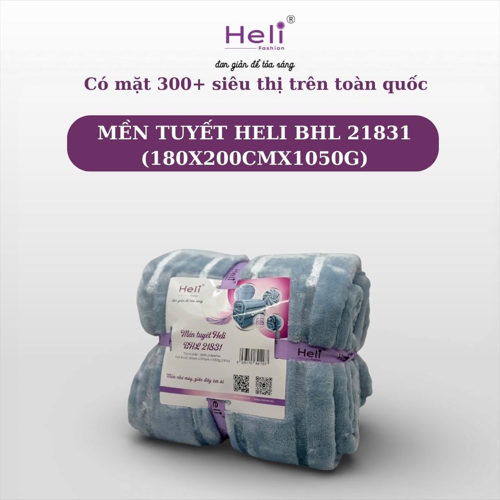 MỀN TUYẾT HELI BHL 21831 (180X200CMX1050G)