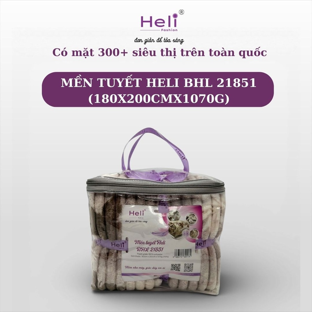 MỀN TUYẾT HELI BHL 21851 (180X200CMX1070G)