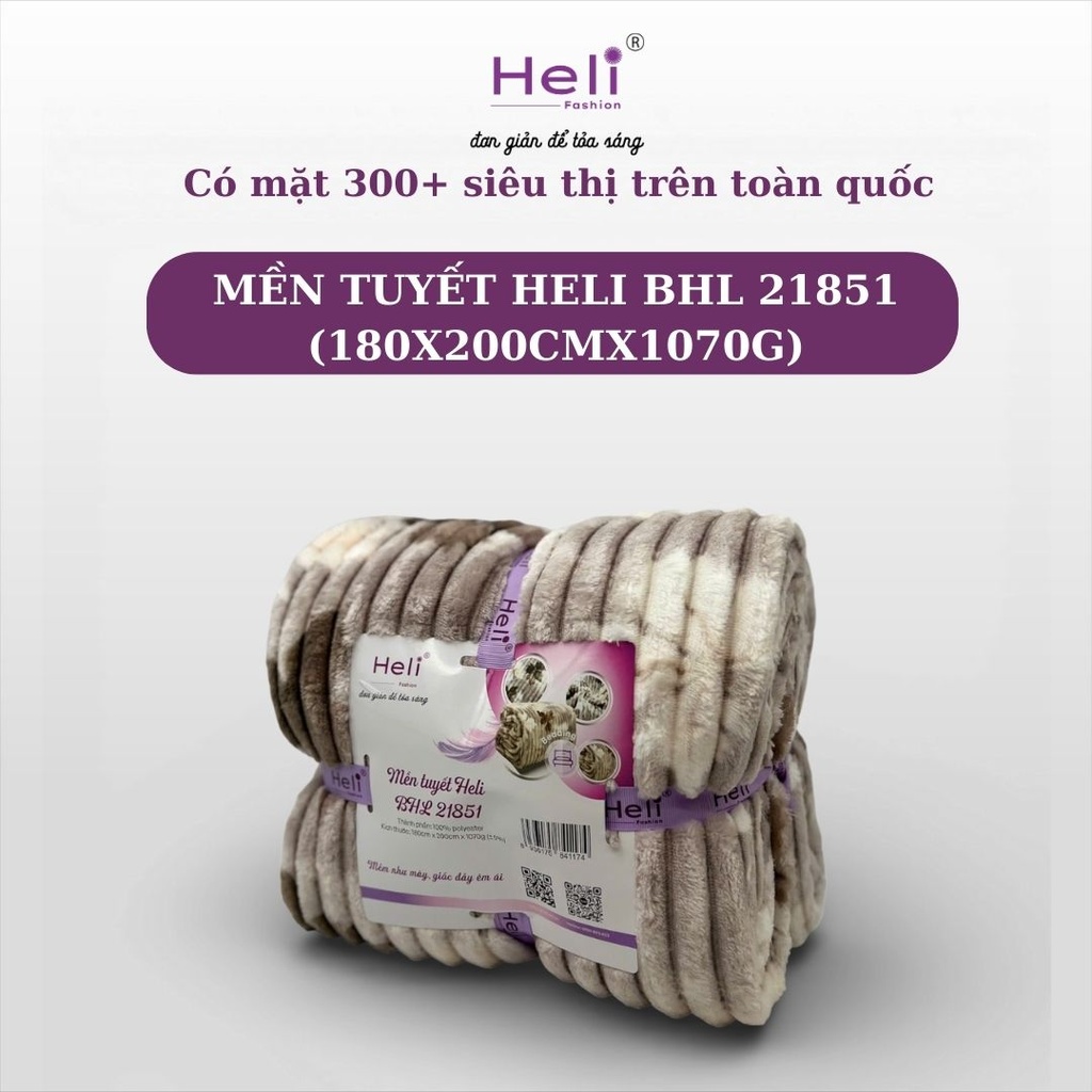 MỀN TUYẾT HELI BHL 21851 (180X200CMX1070G)