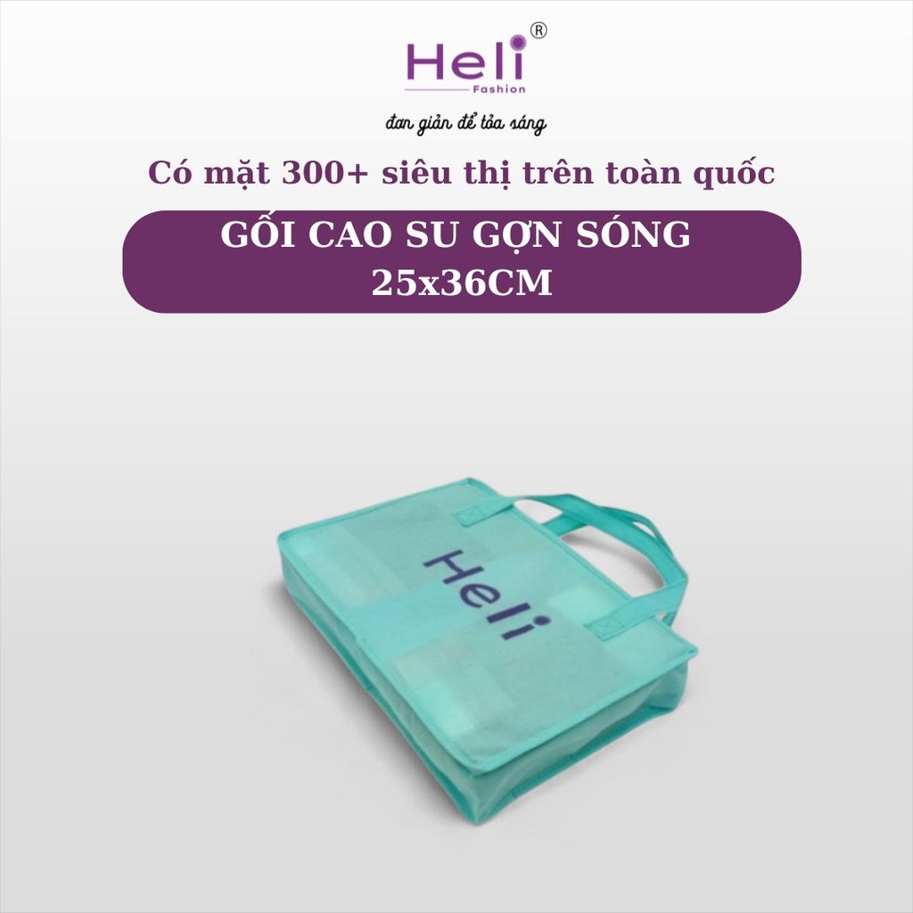 GỐI CAO SU GỢN SÓNG 25x36CM
