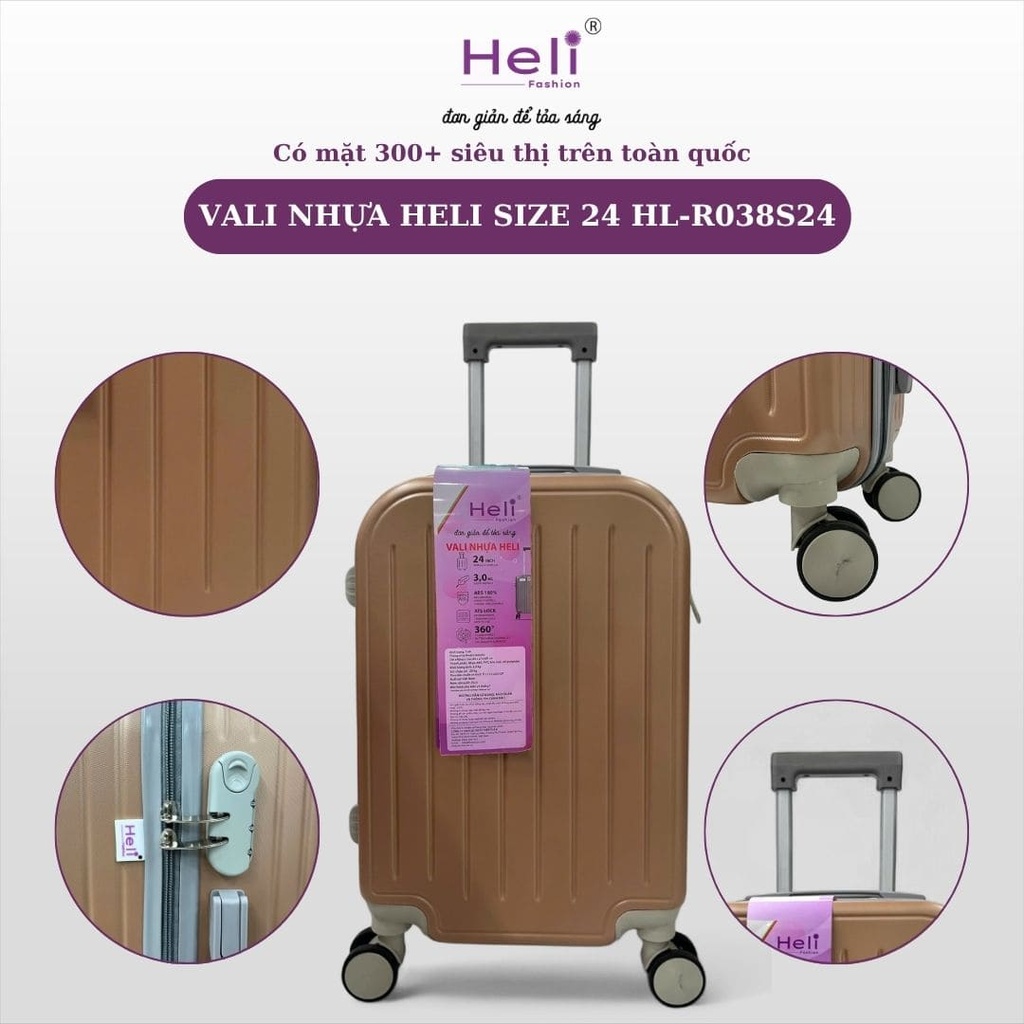 VALI NHỰA HELI SIZE 24 HL-R038S24
