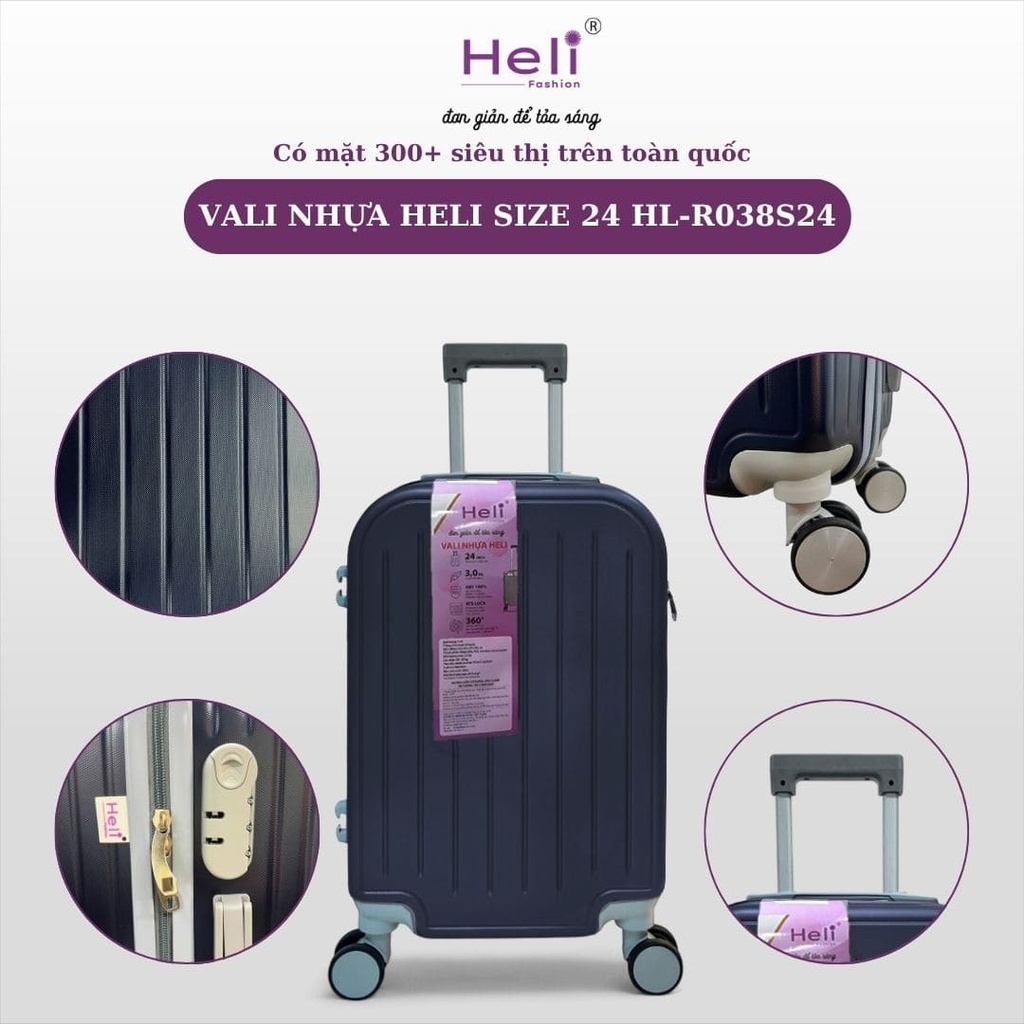 VALI NHỰA HELI SIZE 24 HL-R038S24