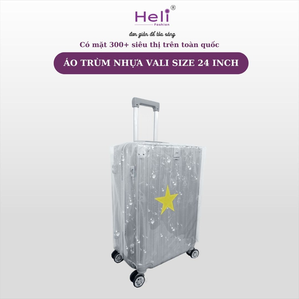 ÁO TRÙM NHỰA VALI SIZE 24 INCH