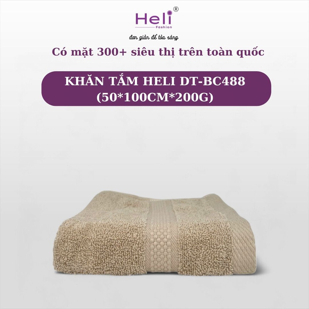 KHĂN TẮM HELI DT-BC488 (50*100CM*200G) 