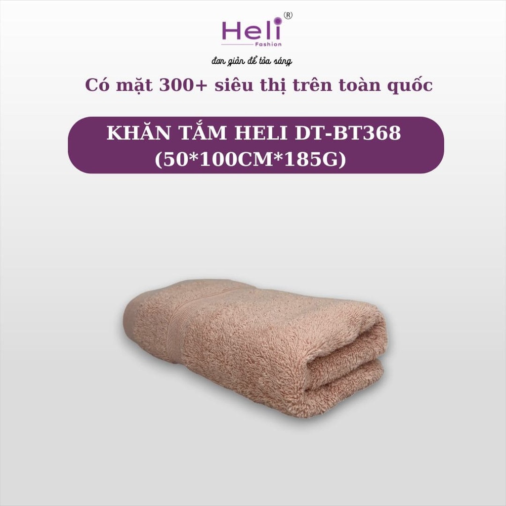 KHĂN TẮM HELI DT-BT368 (50*100CM*185G) 