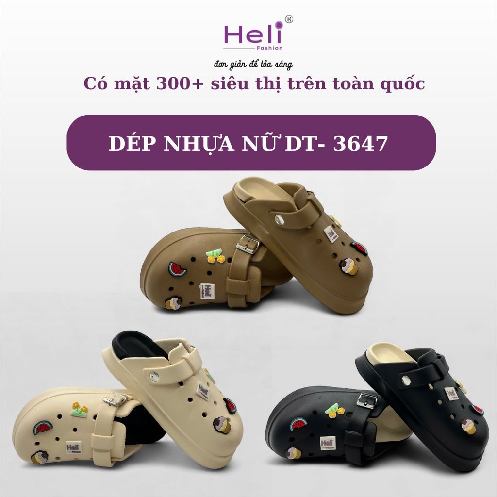 DÉP NHỰA NỮ DT- 3647