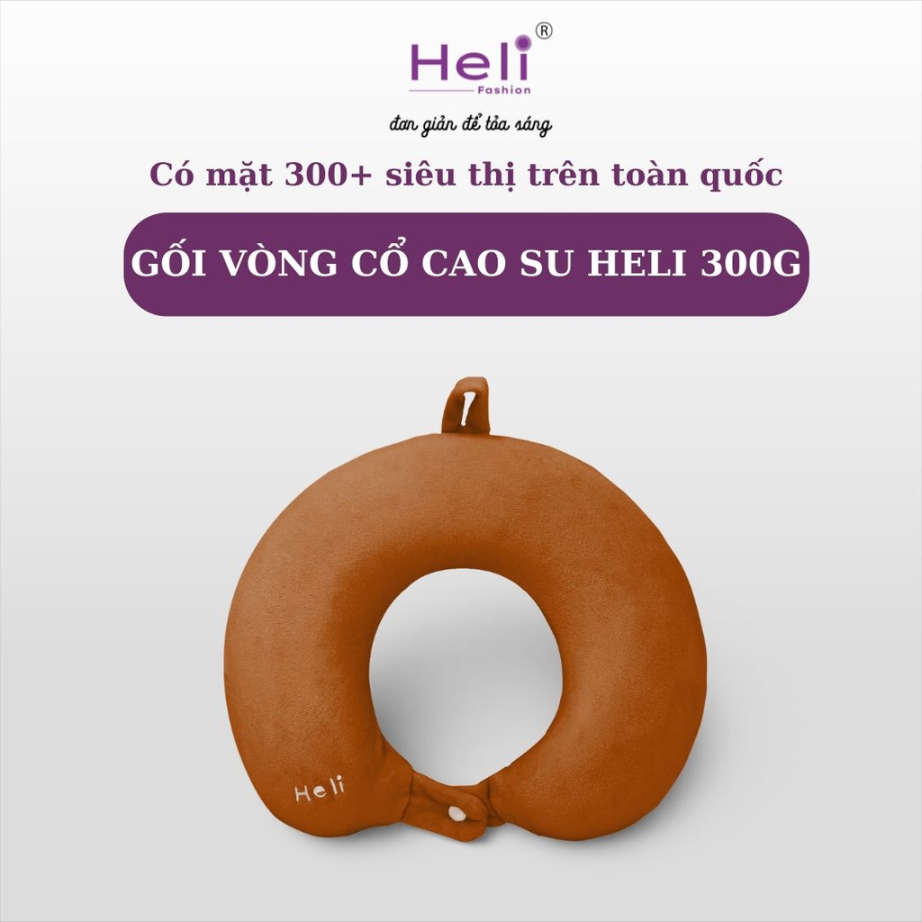 GỐI VÒNG CỔ CAO SU HELI 300G