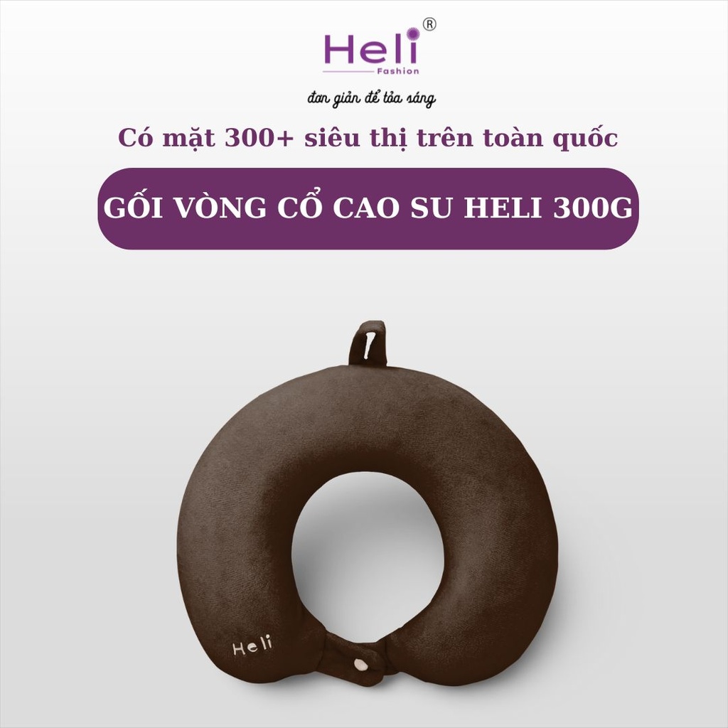 GỐI VÒNG CỔ CAO SU HELI 300G