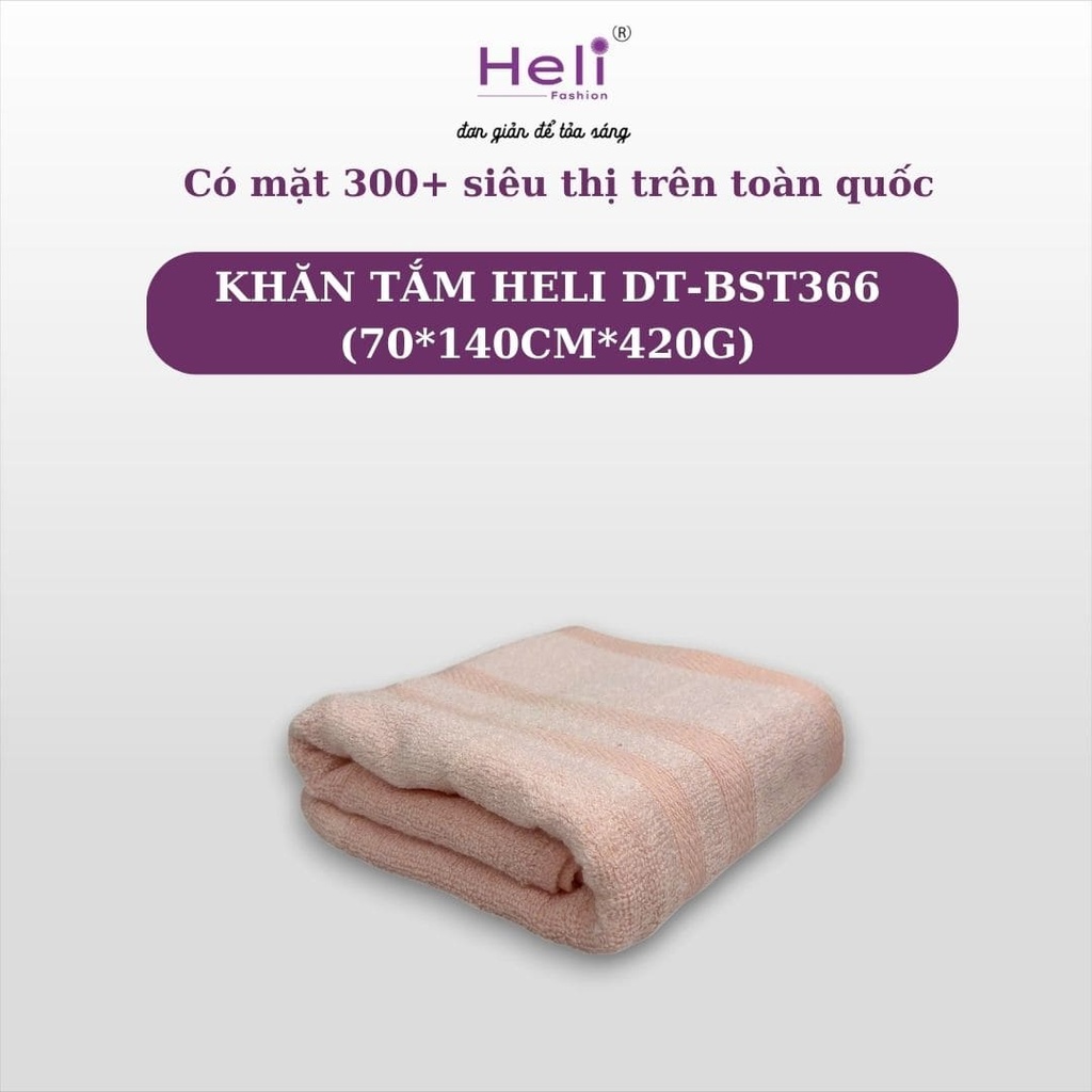 KHĂN TẮM HELI DT-BST366 (70*140CM*420G)