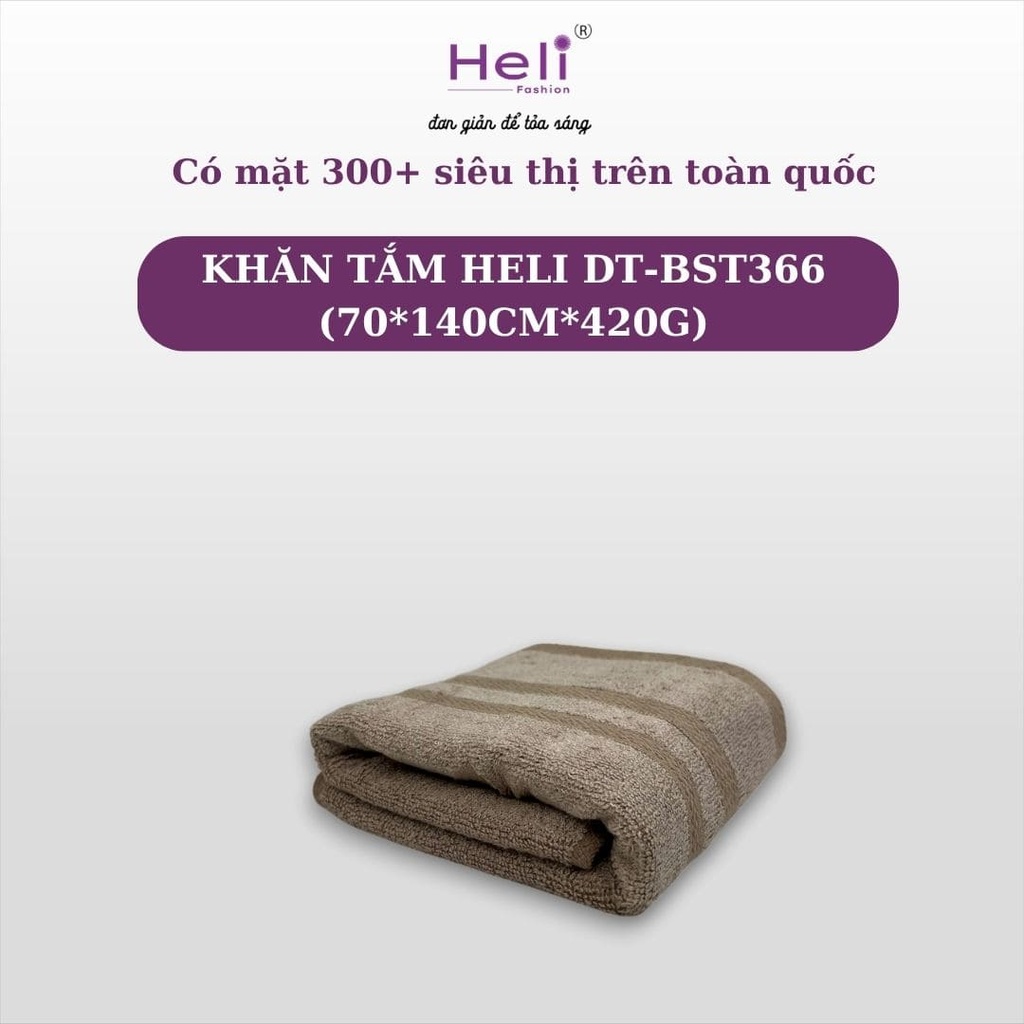 KHĂN TẮM HELI DT-BST366 (70*140CM*420G)