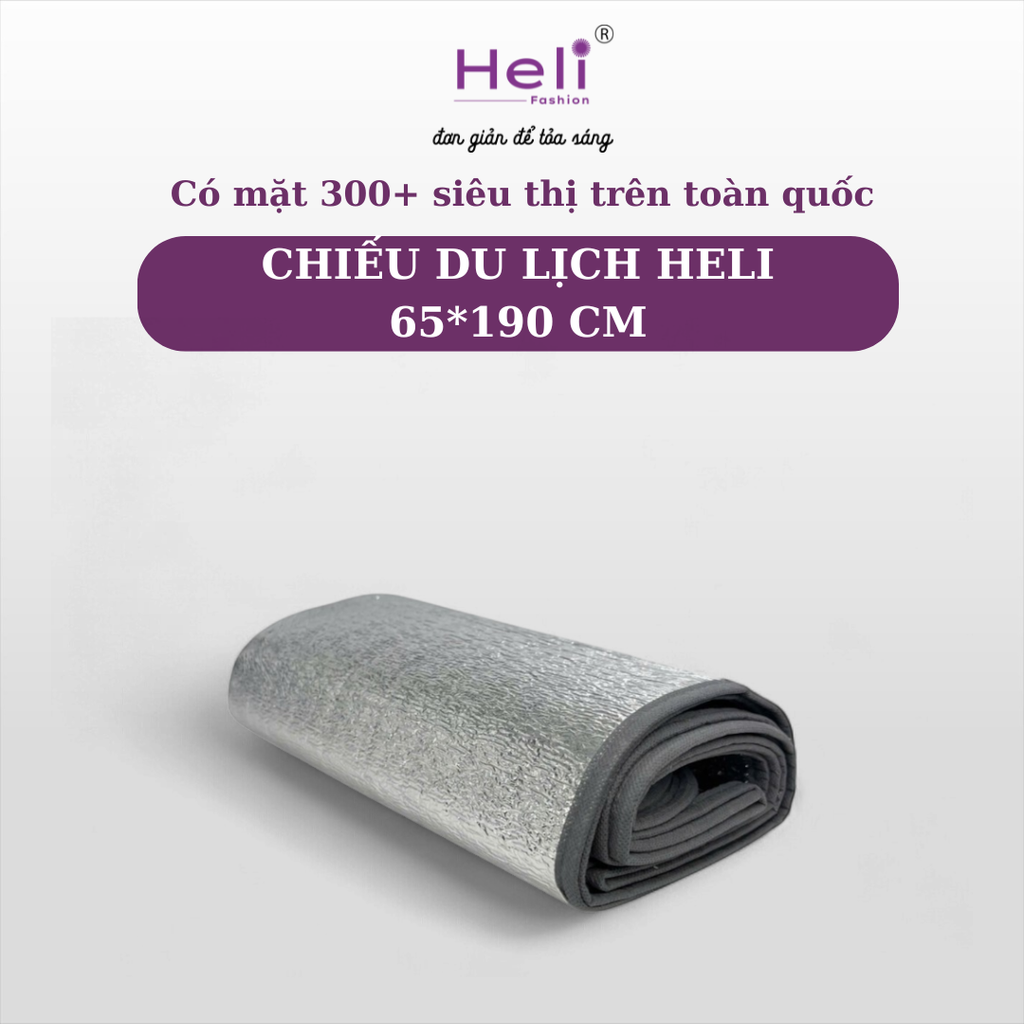 CHIẾU BẠC HELI 65*130 CM