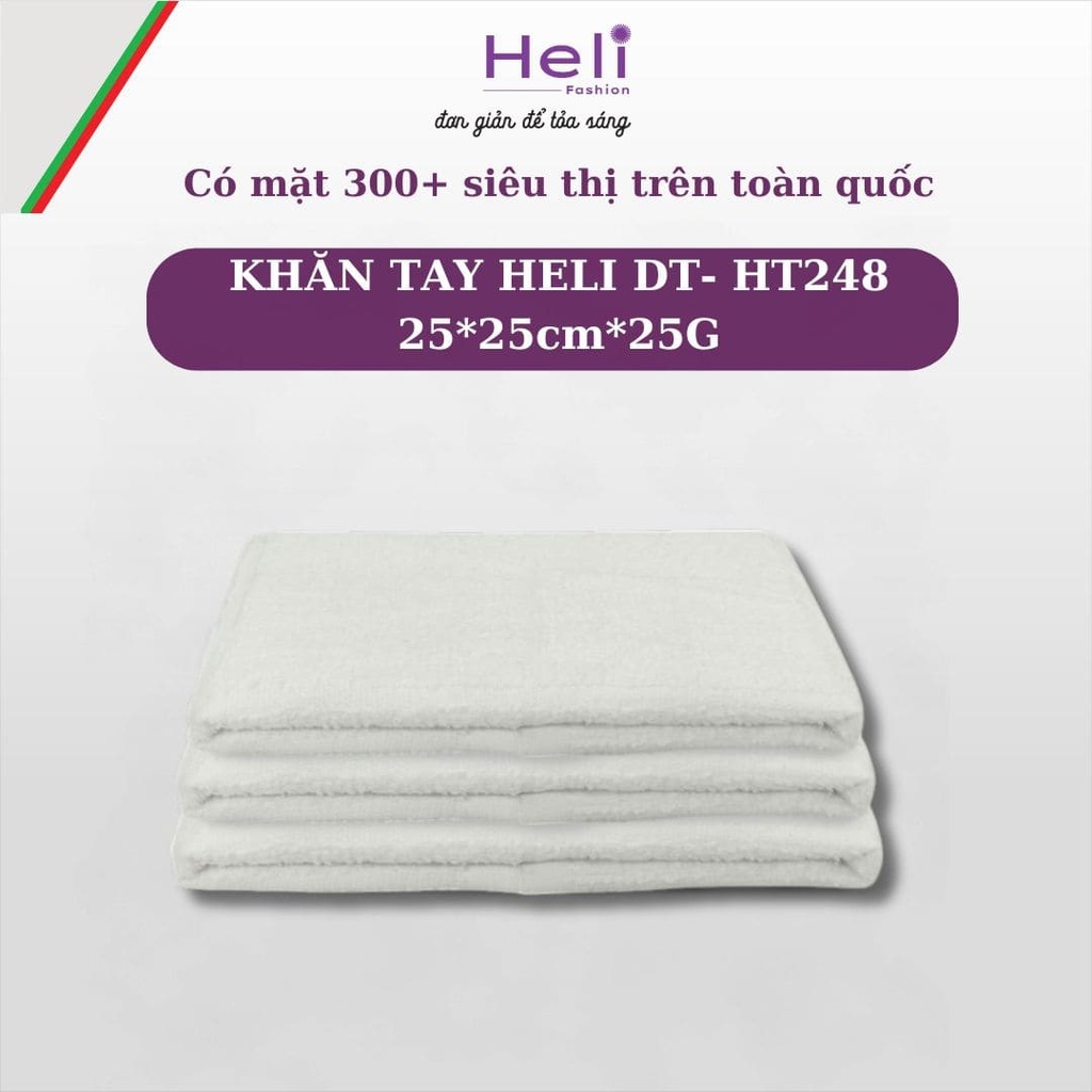 KHĂN TAY HELI DT- HT248 25*25CM*25G