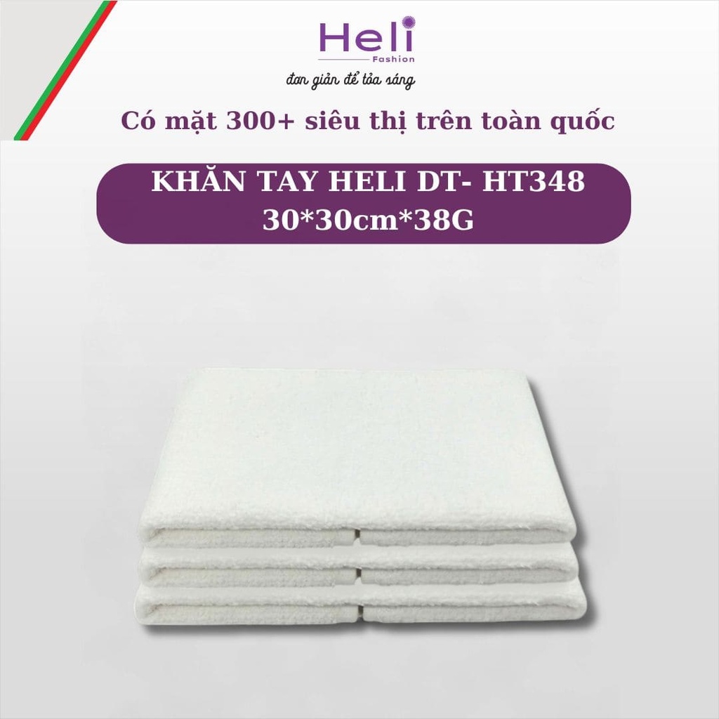 KHĂN TAY HELI DT- HT348 30*30CM*38G