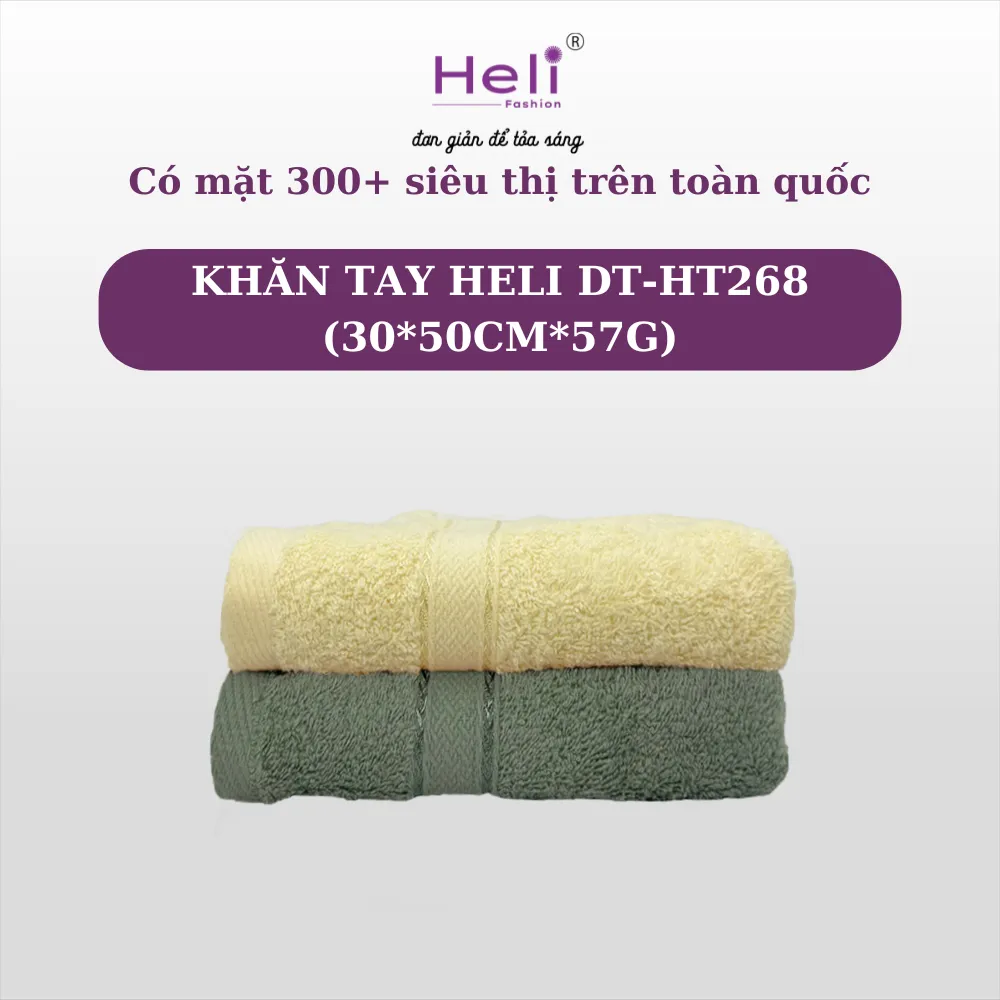 KHĂN TAY HELI DT-HT268 (30*50CM*57G)