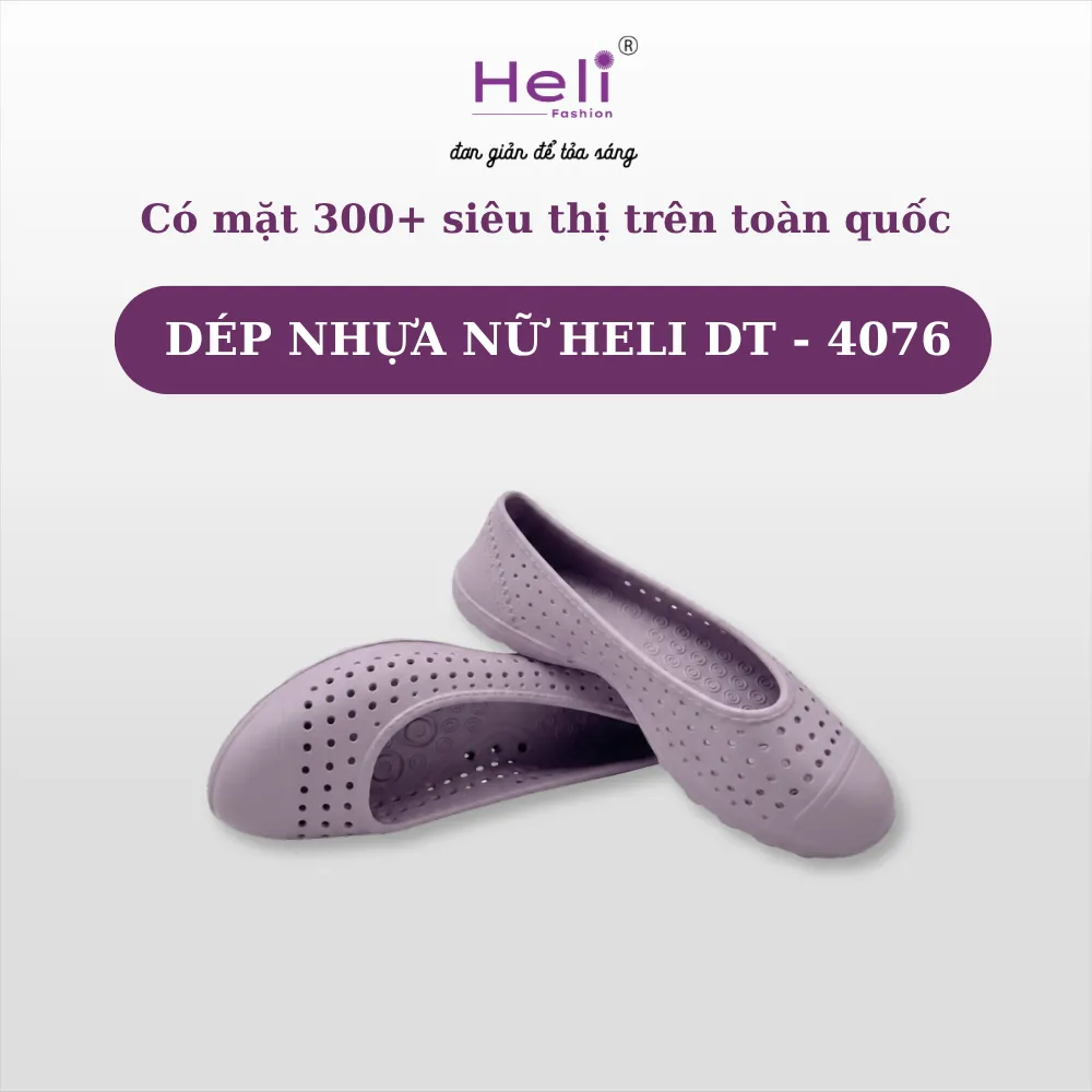 DÉP NHỰA NỮ HELI DT - 4076