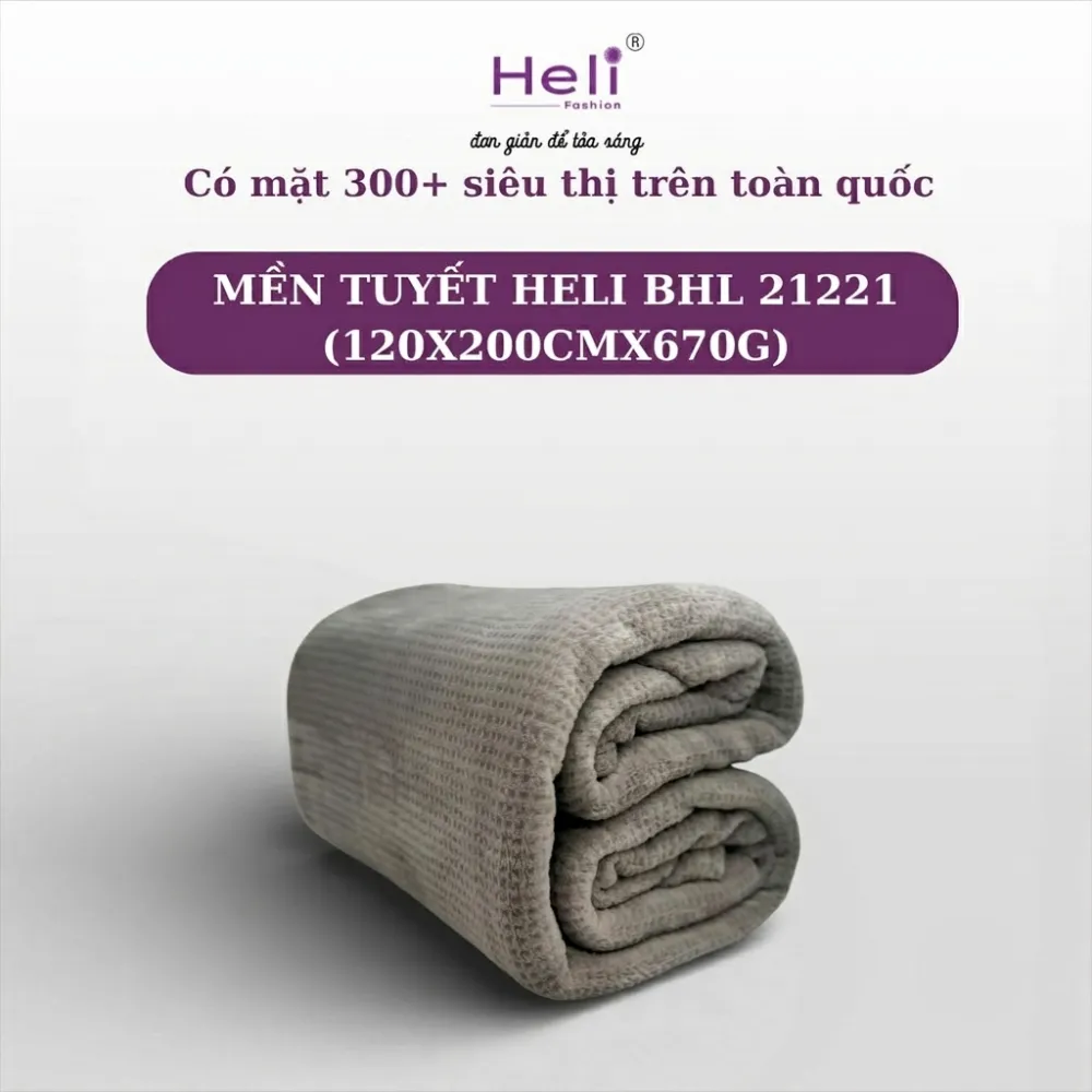 MỀN TUYẾT HELI BHL 21221 (120X200CMX670G)