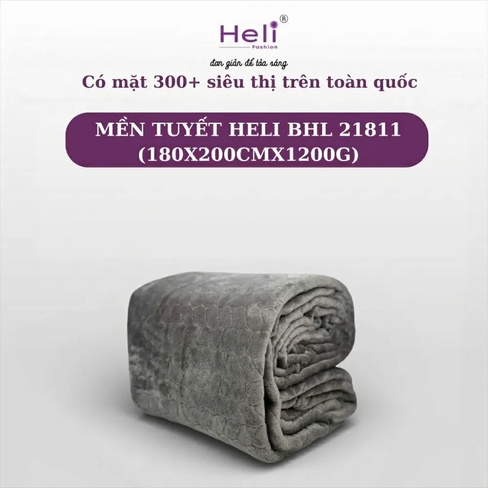 MỀN TUYẾT HELI BHL 21811 (180X200CMX1200G)