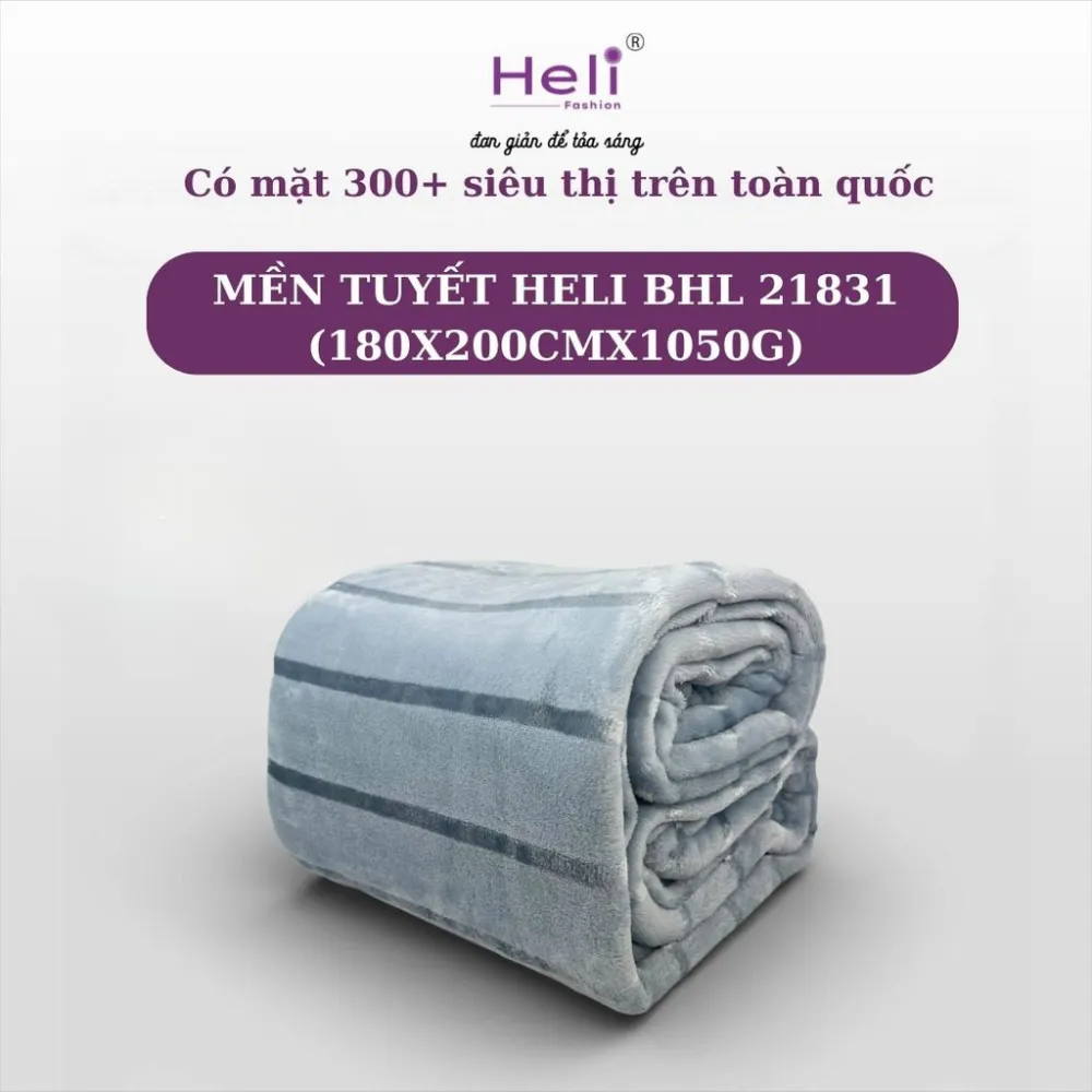 MỀN TUYẾT HELI BHL 21831 (180X200CMX1050G)