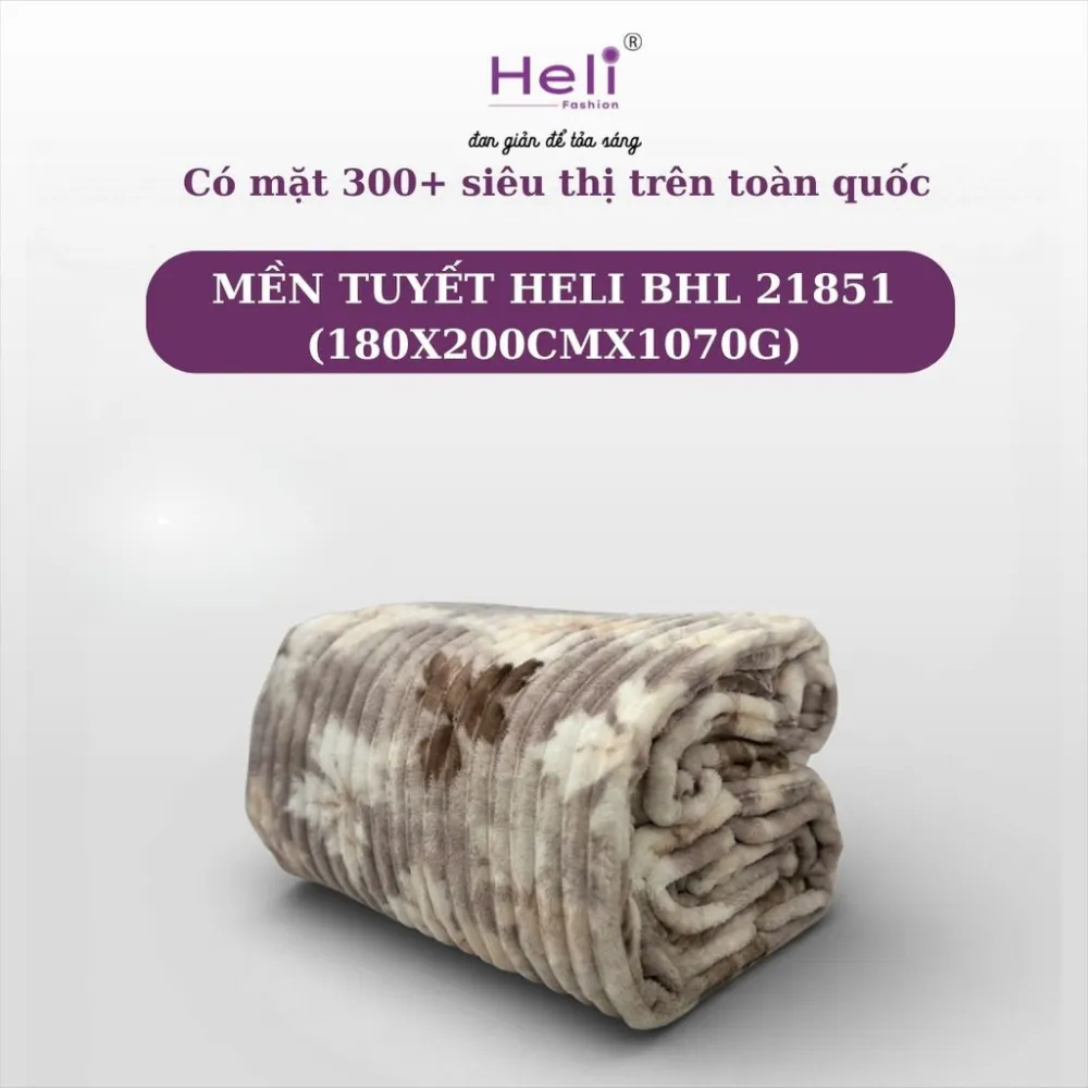 MỀN TUYẾT HELI BHL 21851 (180X200CMX1070G)