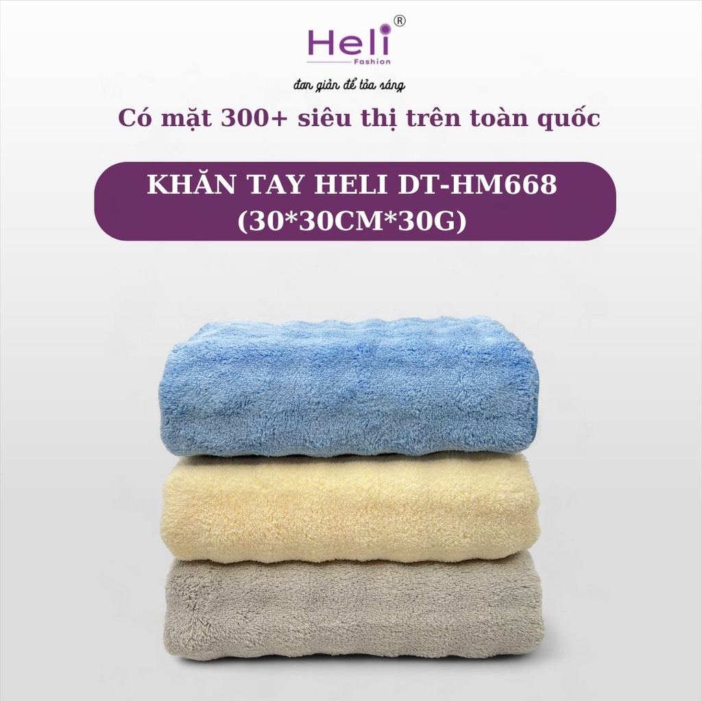 KHĂN TAY HELI DT - HM668 (30*30CM*30G)